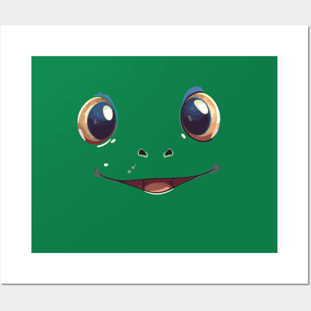 Look Im A Green Reptile! No! Lizard ! No! A Dinosaur, Funny Wall Art by RuftupDesigns